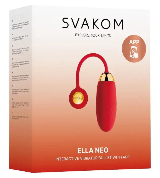 Ella Neo интерактивная вибропуля – 21 cm (8.3″) – розовая