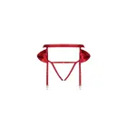 Rubinesa Garter Belt and Thong Set – Red – L/XL — Photo 7