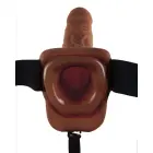 Fetish Fantasy Series dobais strap-on dildo ar regulējamu jostu – 24 cm (9.4″) – miesas krāsa — Foto 5