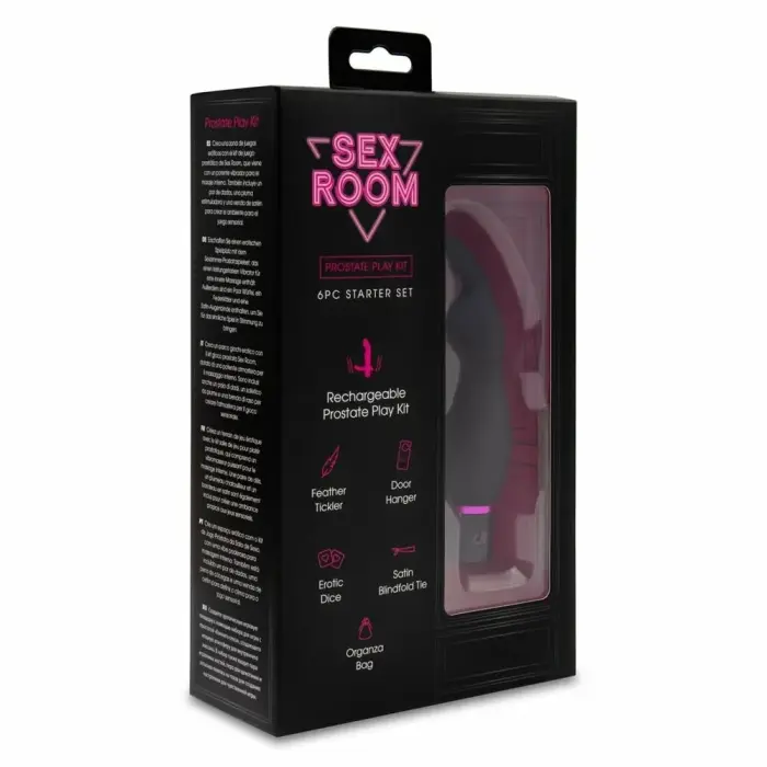 SEX ROOM Raunchy Kit – multi-function sensory play set with flexible extensions, USB rechargeable