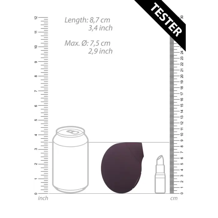 Irresistible Seductive violetais gaisa pulsa klitora stimulators – 60 min – violets Foto 6