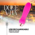 Dolce Vita Five vibraator – 12.4 cm (4.9″) – roosa — Foto 4