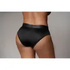 Vibrating Strap-on High-cut Brief – XL/XXL – Black — Photo 4