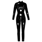 Black Vinyl Catsuit with 2-Way Zip – L — Photo 7
