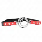 KINK Adjustable Silicone & Metal O-Ring Gag – Red — Photo 1