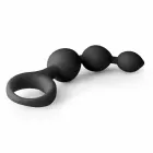 EasyToys silikona prostatas masieris ar graduētām bumbiņām – 20 cm – Melns — Foto 4