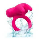 Triple Clit Flicker Recharge Vibrating Cock Ring – Pink — Photo 7