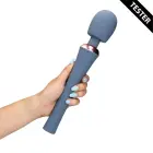 Jaudīgs wand masāžas vibrators ar nekustīgu rokturi – Blue Nova — Foto 5