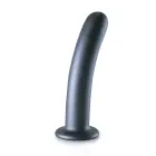 Silev silikoonist G-punkti dildo – 17 cm (7″) – Metallhall — Foto 2