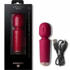Rocks Off Mini uzlādējams wand vibrators – sarkans — Foto 2