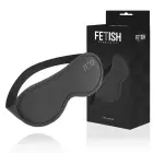 Fetish Submissive Vegan Leather Mask II with Neoprene Lining Adjustable – Black — Photo 1