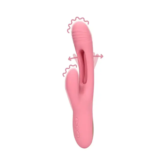Loveline Flapping кролик-вибратор – 22.5 см (8.8″) – розовый