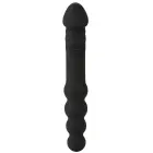 Dvipusis analinis vibratorius – 20 cm – Juodas — Nuotrauka 5