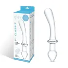 Glas kahepoolne kumer klaasist dildo – 24 cm (9.5″) — Foto 2