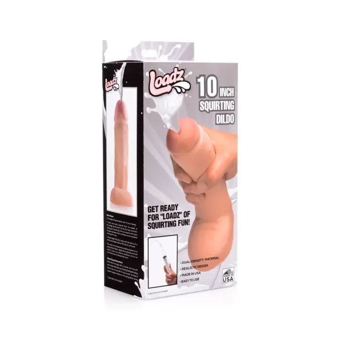 Reālistisks divslāņu Squirting dildo – 25.5 cm (10″)