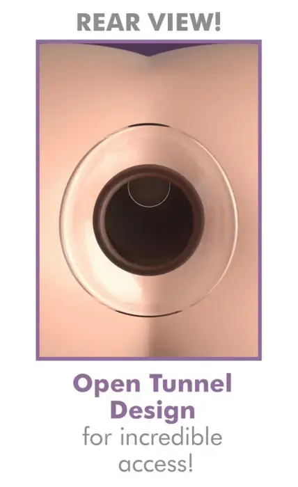 AFE Mega Anal Gaper – 12.2 cm – Caurspīdīgs Foto 3