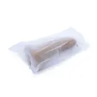 Rievots dildo ar piesūcekni – 20 cm (8″) – Miesas krāsa — Foto 10