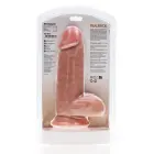 Itin storas tiesus dildo su sėklidėmis – 20.3 cm (8″) – kūno spalva — Nuotrauka 2