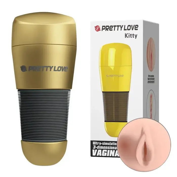 PRETTY LOVE – KITTY Gold masturbators