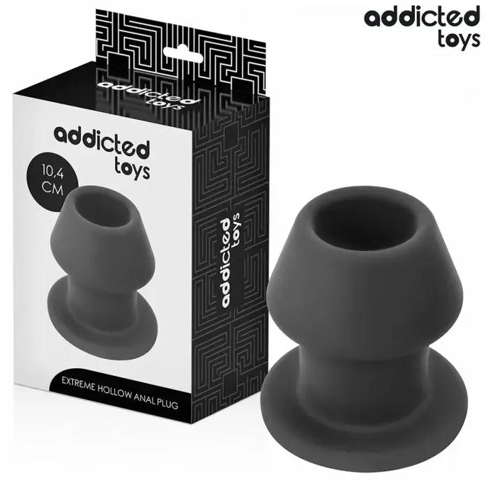 Addicted Toys dobais anālais spraudnis L – 10.4 cm – melns