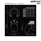 Addicted Toys Locked Model – Надежная регулируемая клетка целомудрия 10 cm черный — Фото 5
