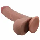 Pretty Love Sliding Skin Series anatoomiline dildo iminapaga – 23.4 cm (9.2″) – pruun — Foto 1