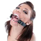 Fetish Fantasy Elite Spider Gag Adjustable Silver/Black 3.8 cm — Photo 4