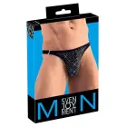 Svenjoyment Men's String with Sparkling Stones – Black – L — Photo 1