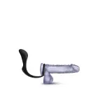 Anal Adventures кольцо для члена и пробка – Черный Фото num