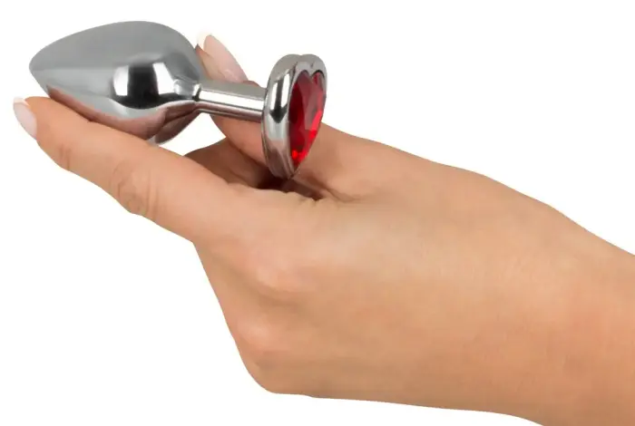 Deimantinis analinis kištukas vidutinis – 8.2 cm – Raudonas Photo