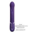 PRETTY LOVE Coale triušio vibratorius – violetinis — Nuotrauka 10