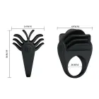 PRETTY LOVE - CHESTER vibrating cock ring – Black — Photo 5