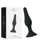Intense Anal Level 1 silikoninis analinis kištukas – 10.5 cm – Juodas — Nuotrauka 1