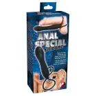 Anal Special silikona dildo – 15 cm (6″) – Melns Foto 1