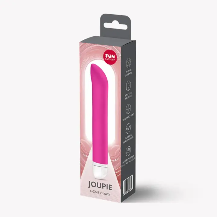 Joupie Вибратор для точки G – 18 см (7″) – розовый