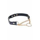 SPORTSHEETS Cougar Day Collar – animal print faux leather – gold hardware – 38–43 cm — Photo 2