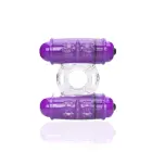 The Screaming O 4B Double Wammy Dual Action Vibrating Ring – Purple — Photo 2