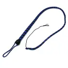 Leather Whip Black & Blue 140 cm — Photo 1
