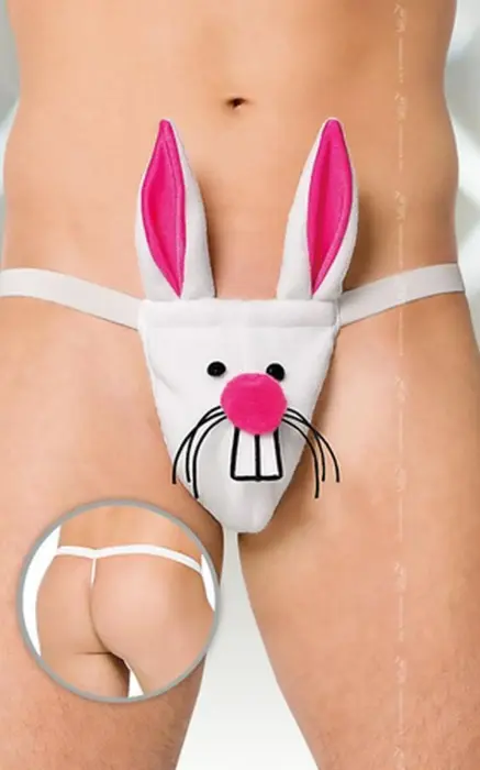 Bunny Thong – White – S