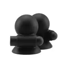 She.E.O Rechargeable Vibrating Nipple Suckers – Black — Photo 1