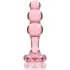 Ibiza Nebula Series Model 1 Intimate Glass Plug – 10.5 cm (4.1″) – Pink — Photo 4