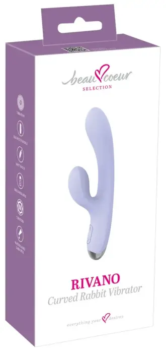 beau cœur Rivano Izliekts truša vibrators – 20.4 cm (8″)
