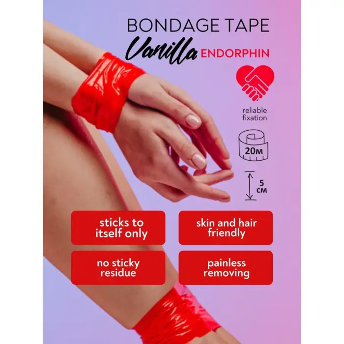 Bondage Tape Vanilla Endorphin Red Foto 3