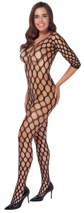 Cottelli Fantasy võrkkangast catsuit – must – S/L Photo