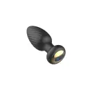 Besukantis nuotolinio valdymo analinis kištukas – 18 cm – Juodas Photo