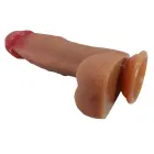 Pretty Love Dwell reālistisks dzīslains silikona dildo ar piesūcekni – 19.5 cm (7.6″) – Rozā — Foto 5