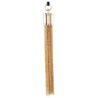 GUILTY PLEASURE Tassel Tease Nipple Clamps with Gold Chains and Fringes — Photo 3