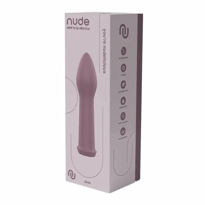 NUDE Jade – компактный вибратор в форме торпеды – зелёный