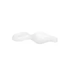 Gripper klaasist dildo rõngaga – 20 cm (8″) – valge — Foto 6