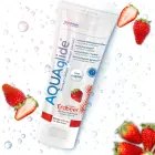 AQUAglide Zemeņu lubrikants uz ūdens bāzes – 100 ml — Foto 2